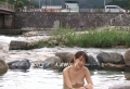 ３６０度パノラマ　河原の混浴露天風呂 ラスト